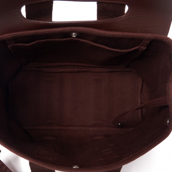 Hermes Toile Swift Valparaiso Tote PM Havane - Picture 2 of 7